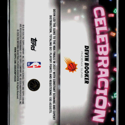 2025 Topps Chrome Celebracion Devin Booker #CB-5