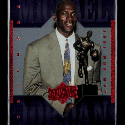 1999 Upper Deck Athlete of the Century Triumphs Michael Jordan #54
