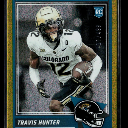 2025 Panini Score Travis Hunter #20 Gold RC /199