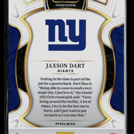 2026 Panini Select Jaxson Dart #93 Pink Prizm RC