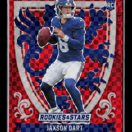 2025 Panini Rookies & Stars Crusade Jaxson Dart #11 Red