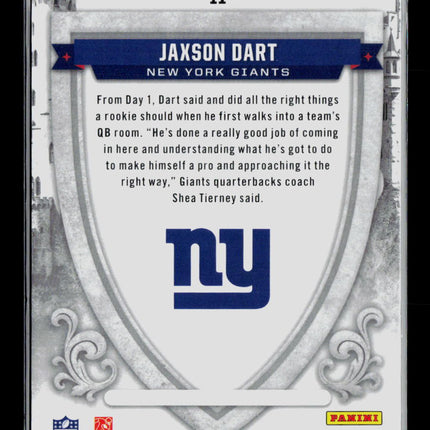 2025 Panini Rookies & Stars Crusade Jaxson Dart #11 Red