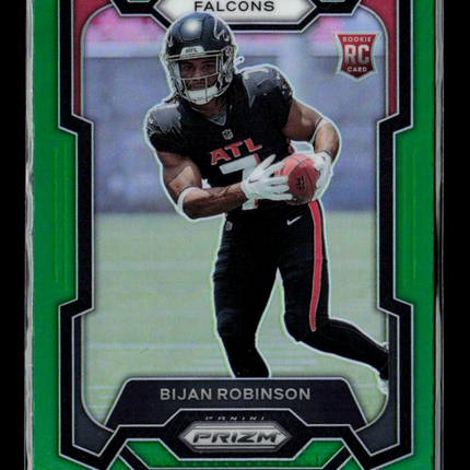 2023 Panini Prizm Bijan Robinson #305 Green RC