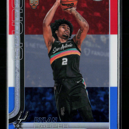 2026 Topps Chrome Dylan Harper #152 Red White Blue RC