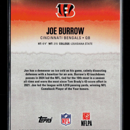 2025 Topps Signature Class Joe Burrow #13 Pink 205/250