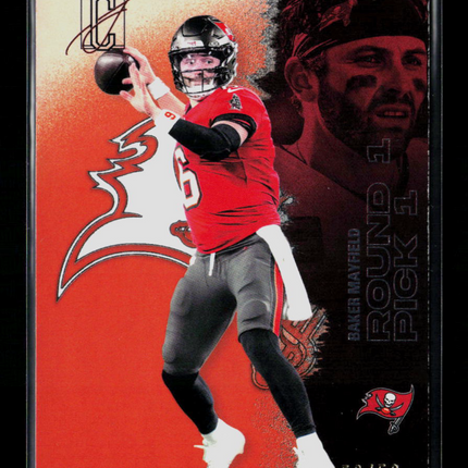2025 Topps Signature Class Baker Mayfield #50 50/50 Orange