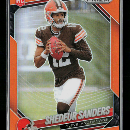 2025 Panini Prizm Shedeur Sanders #302 Orange RC /249