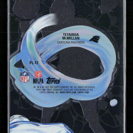2025 Topps Signature Class Tetairoa McMillan #FL-17 RC Fluidity