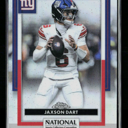 2025 Topps Chrome National Jaxson Dart #NFL-14 Refractor