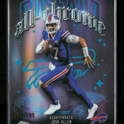 2025 Topps Chrome All-Chrome Josh Allen #ACT-2 158/199
