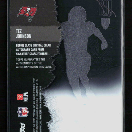 2025 Topps Signature Class Tez Johnson #RCCL-TJ RC Auto