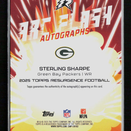 2025 Topps Resurgence Sterling Sharpe #AFA-SS Auto