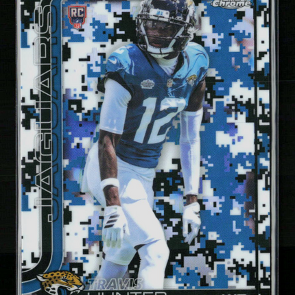 2025 Topps Chrome Travis Hunter #332 Team Camo RC