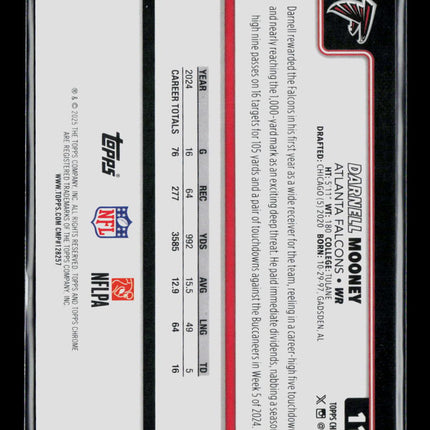 2025 Topps Chrome Darnell Mooney #11 Frozenfractor -2/5