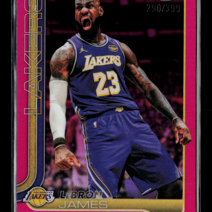2026 Topps Chrome LeBron James #1 Magenta 290/399