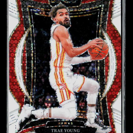 2025 Panini Select Trae Young #63 White Disco Prizm 64/75