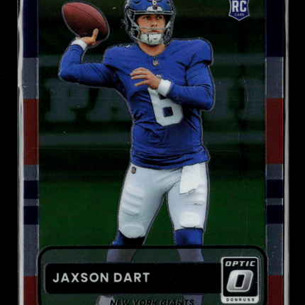 2025 Panini Donruss Optic Football Jaxson Dart #2 RC