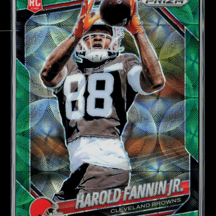 2025 Panini Prizm Harold Fannin Jr. #399 Green Scope RC /75