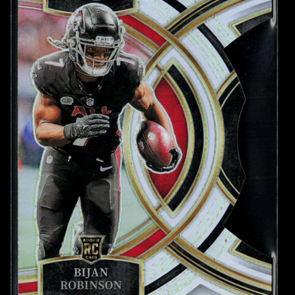 2024 Panini Select Football Bijan Robinson #180 Premier Level RC Silver Die Cut