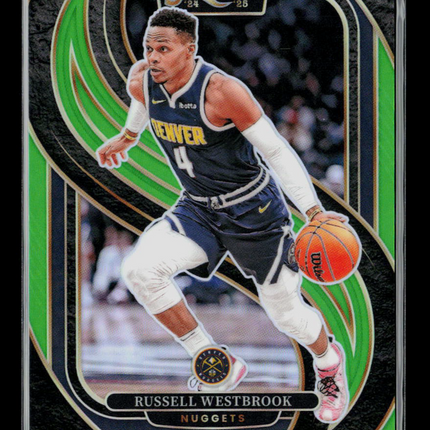 2025 Panini Select Russell Westbrook #104 Green 60/75