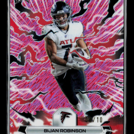 2026 Topps Resurgence Bijan Robinson #5 Pink /10