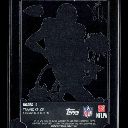 2025 Topps Signature Class Roses Travis Kelce #ROSES-12