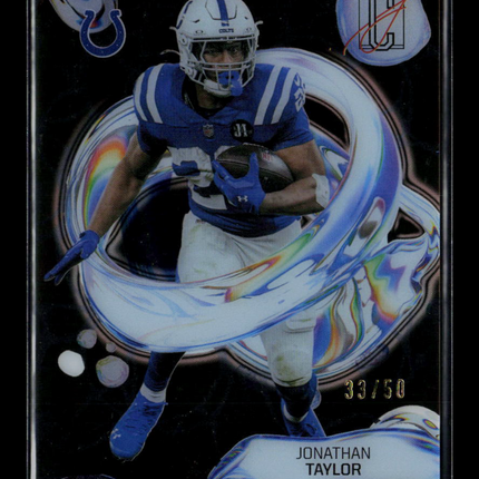 2025 Topps Signature Class Fluidity Gold Jonathan Taylor #FL-10 33/50