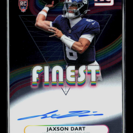2025 Topps Finest Football Jaxson Dart #RFA-JD RC Auto
