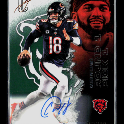 2025 Topps Signtaure Class Caleb Williams #11 002/150 Auto Green