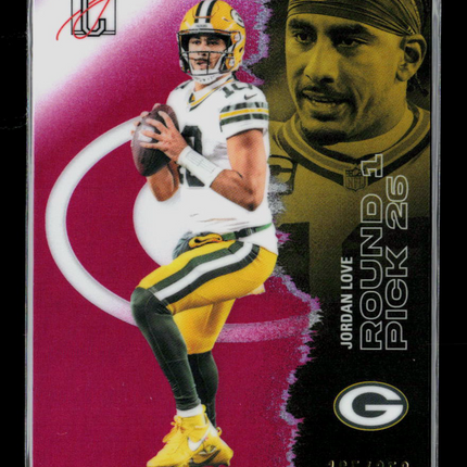 2025 Topps Signature Class Pink Jordan Love #21 165/250