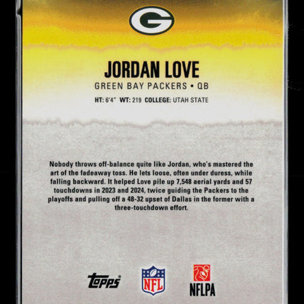 2025 Topps Signature Class Pink Jordan Love #21 165/250