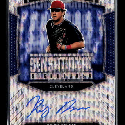 2026 Panini Prizm Sensational Signatures Riley Nelson #SS-RN 012/199 Auto