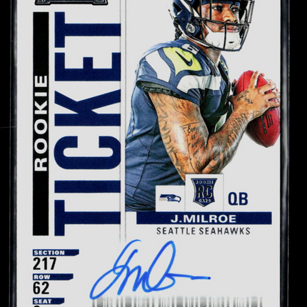 2026 Panini Contenders Football Jalen Milroe #37 RC Auto