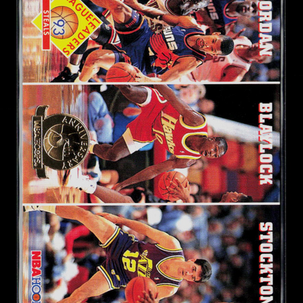 1993 SkyBox Hoops Michael Jordan John Stockton Mookie Blaylock #289