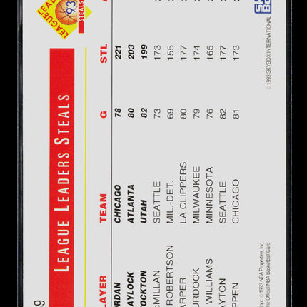 1993 SkyBox Hoops Michael Jordan John Stockton Mookie Blaylock #289