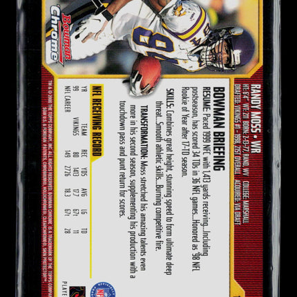 2000 Bowman Chrome Randy Moss #125