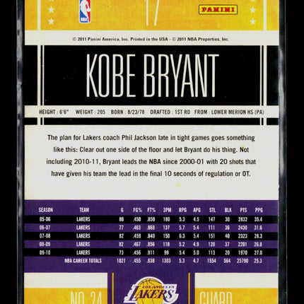 2010 Panini Classics Kobe Bryant #17