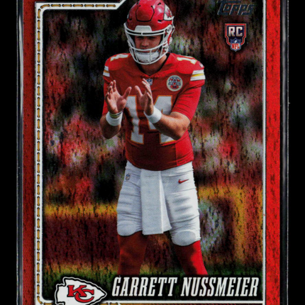 2026 Topps Garrett Nussmeier #303 RC 24/25 Orange