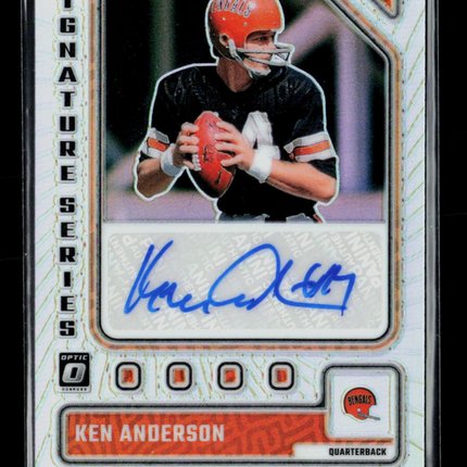 2023 Panini Donruss Optic Football Ken Anderson #SS-KA Auto