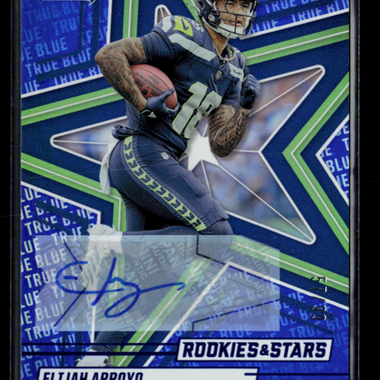 2025 Panini Rookies & Stars Elijah Arroyo #123 True Blue RC Auto /99