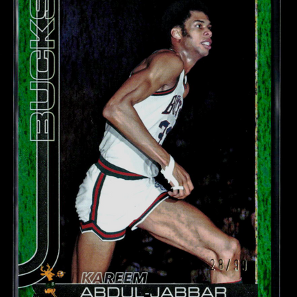 2025 Topps Kareem Abdul-Jabbar #259 Green 28/99