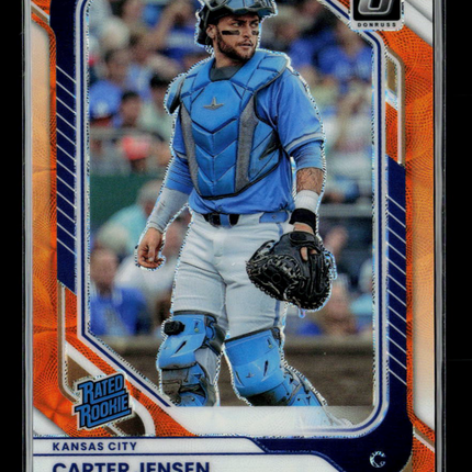 2026 Panini Donruss Optic Baseball Carter Jensen #33 Orange 71/79