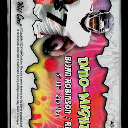 2023 Wild Card Alumination Dino-Might Bijan Robinson #AD-BR 35/50