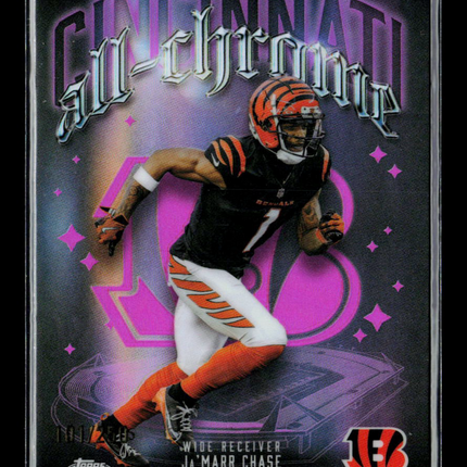 2025 Topps Chrome All-Chrome Ja'Marr Chase #ACT-5 101/250