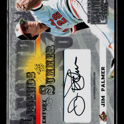 2003 Donruss Signature Series Legends of the Summer Century Jim Palmer /100 Auto