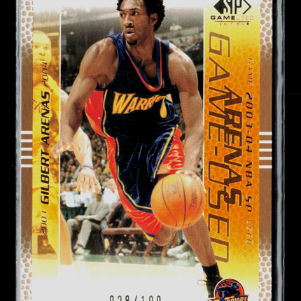 2003 Upper Deck SP Game Used Edition Gilbert Arenas #24 028/100