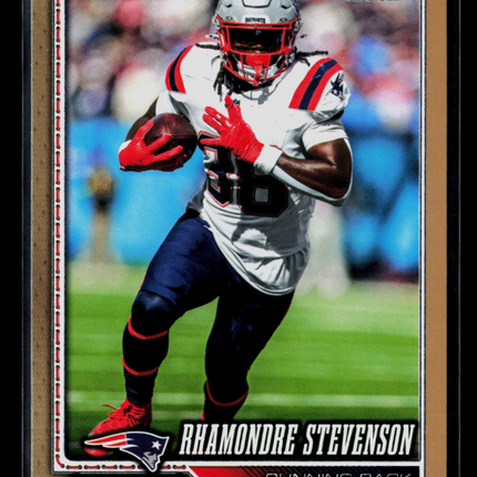 2026 Topps Rhamondre Stevenson #141 Gold /2026