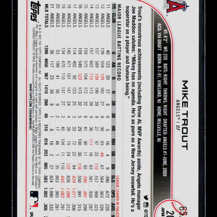 2022 Topps Japan Edition Mike Trout #200 Cherry Blossom