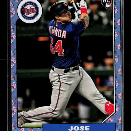 2022 Topps Jose Miranda #87B-15 Cherry Blossom RC