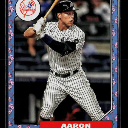 2022 Topps Aaron Judge #87B-34 Cherry Blossom